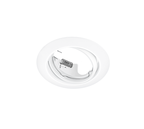 Jura recessed spotlight GU10 matt white round — 650100131