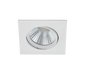 Pamir LED recessed spotlight matt white square — 650410131