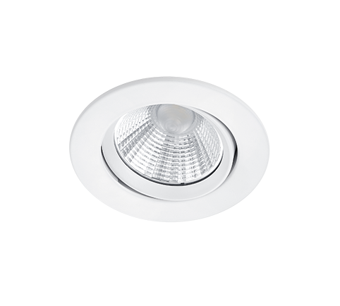 Pamir LED recessed spotlight matt white round — 650510131