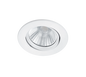 Pamir LED recessed spotlight matt white round — 650510131