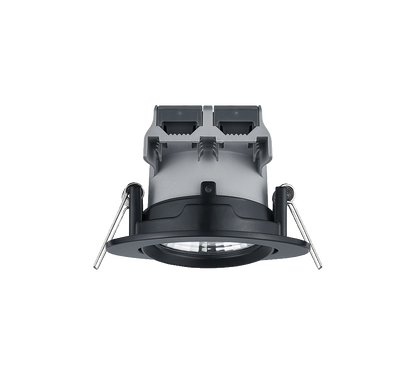 Pamir LED recessed spotlight matt black round — 650510132