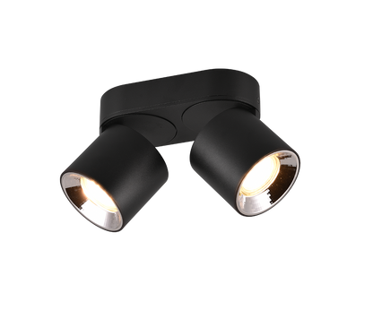 Guayana spotlight 2-pc GU10 matt black — 651000232