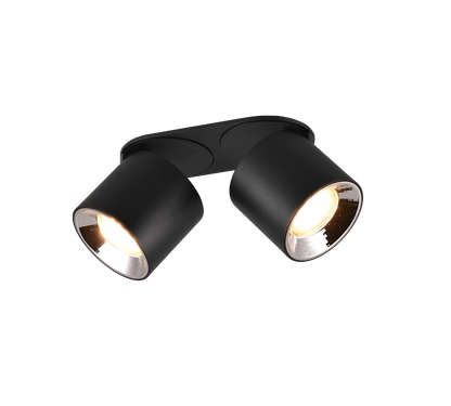 Guayana spotlight 2-pc GU10 matt black — 651000232