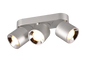 Guayana spotlight 3-pc GU10 brushed aluminium — 651000307