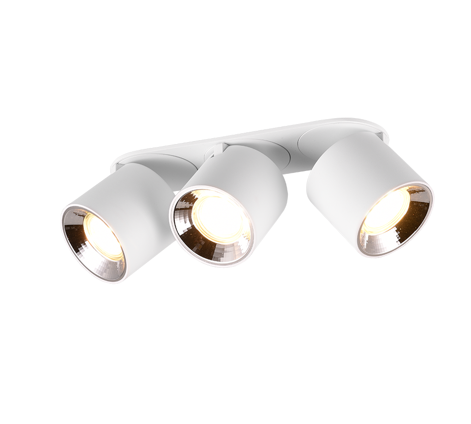 Guayana spotlight 3-pc GU10 matt white — 651000331