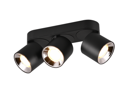 Guayana spotlight 3-pc GU10 matt black — 651000332