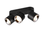 Guayana spotlight 3-pc GU10 matt black — 651000332