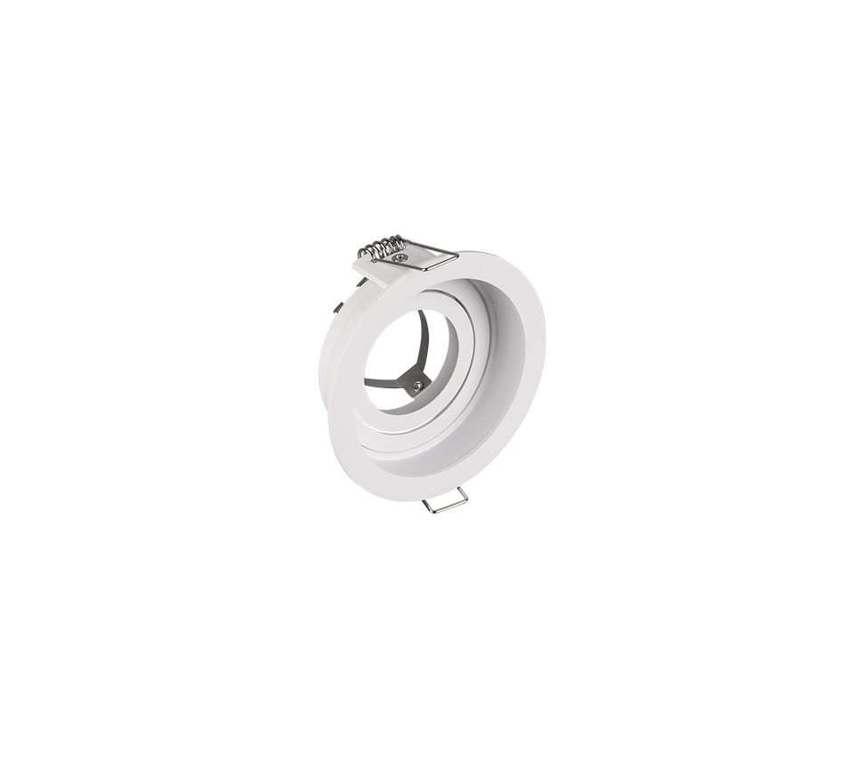Kenai recessed spotlight GU10 9 cm matt white round — 651500131