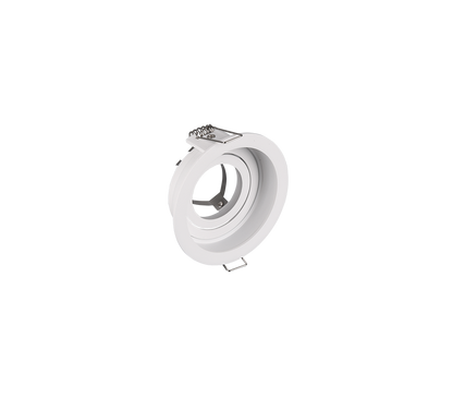 Kenai recessed spotlight GU10 9 cm matt white round — 651500131