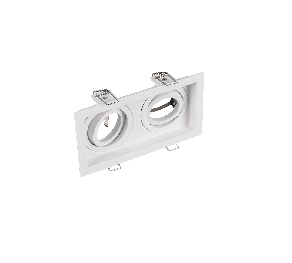 Kenai recessed spotlight GU10 17 cm matt white — 651600231