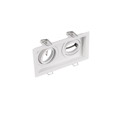 Kenai recessed spotlight GU10 17 cm matt white — 651600231