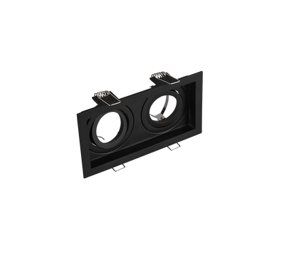 Kenai recessed spotlight GU10 17 cm matt black — 651600232