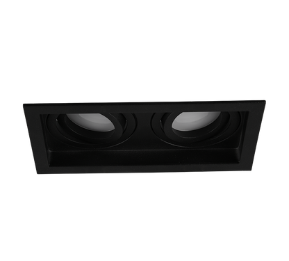 Kenai recessed spotlight GU10 17 cm matt black — 651600232