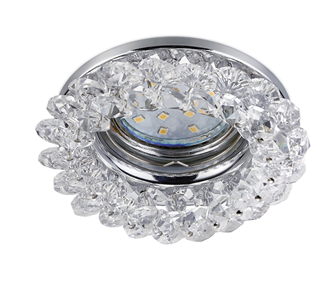 Dolomite recessed spotlight GU10 round chrome — 651700152