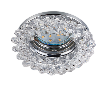 Dolomite recessed spotlight GU10 round chrome — 651700152