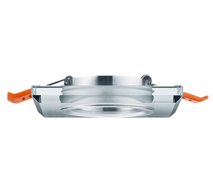 Pirin recessed spotlight GU10 square chrome/transparent — 652200152