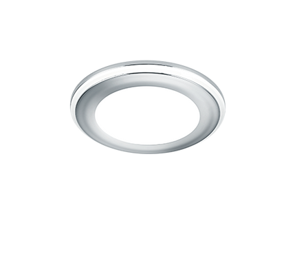 Aura LED recessed spotlight 8 cm chrome — 652310106