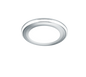 Aura LED recessed spotlight 8 cm chrome — 652310106