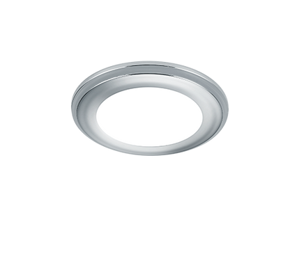 Aura LED recessed spotlight 8 cm chrome — 652310106