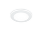 Aura LED recessed spotlight 8 cm matt white — 652310131