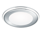Aura LED recessed spotlight 14 cm chrome — 652410106