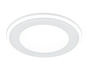 Aura LED recessed spotlight 14 cm matt white — 652410131