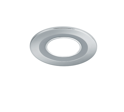 Core LED recessed spotlight 8 cm chrome — 652510106