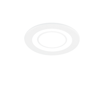 Core LED recessed spotlight 8 cm matt white — 652510131