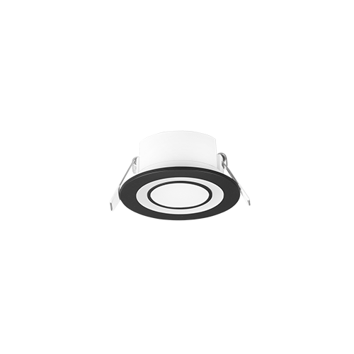 Core LED recessed spotlight 8 cm matt black — 652510132