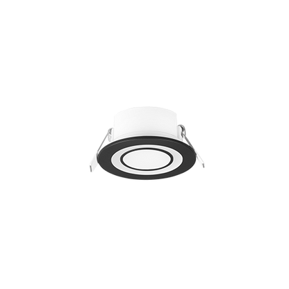 Core LED recessed spotlight 8 cm matt black — 652510132