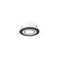 Core LED recessed spotlight 8 cm matt black — 652510132