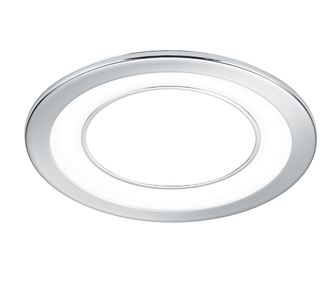 Core LED recessed spotlight 14 cm chrome — 652610106