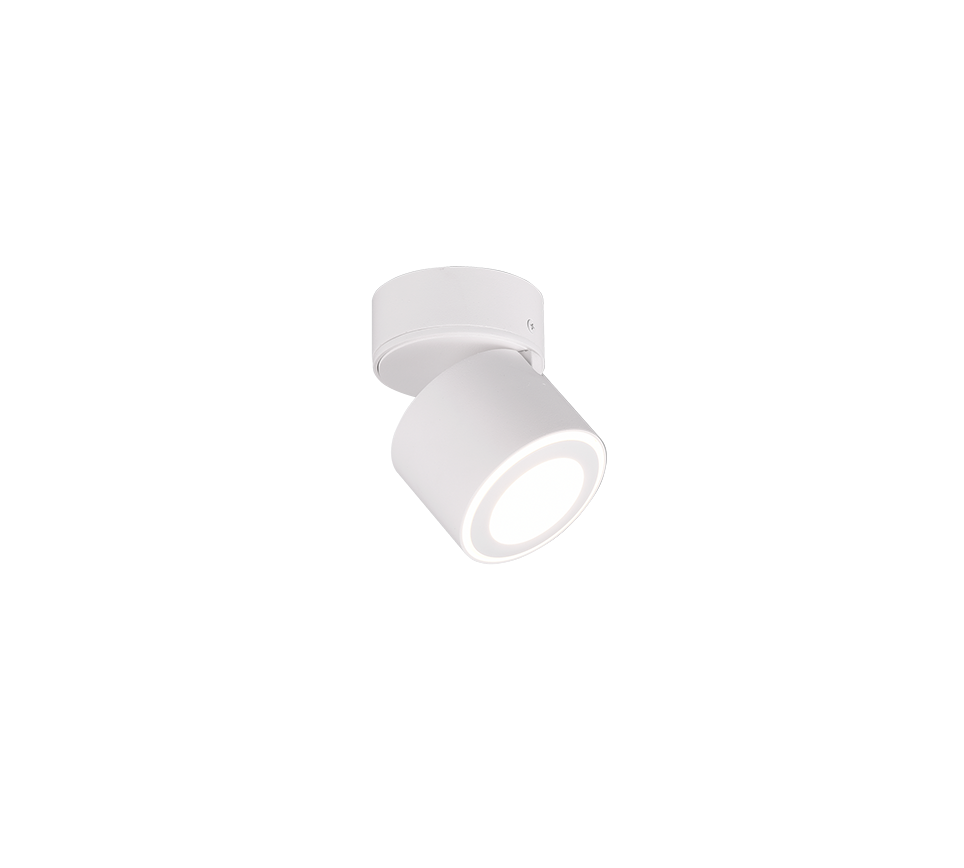 Taurus LED spotlight 1-pc matt white — 652910131