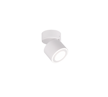 Taurus LED spotlight 1-pc matt white — 652910131