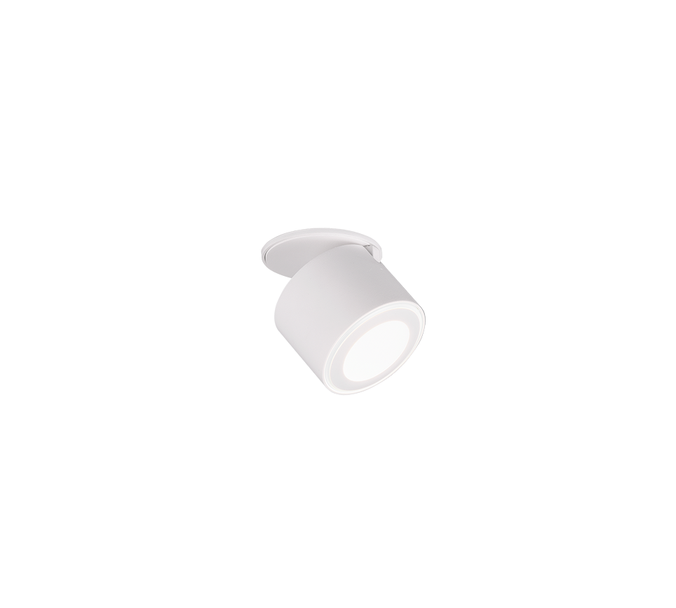 Taurus LED spotlight 1-pc matt white — 652910131