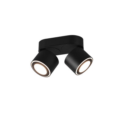 Taurus LED spotlight 2-pc matt black — 652910232