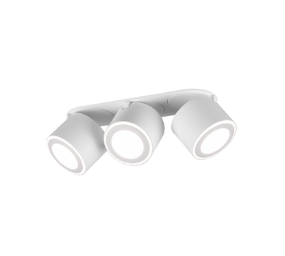 Taurus LED spotlight 3-pc matt white — 652910331