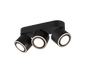 Taurus LED spotlight 3-pc matt black — 652910332