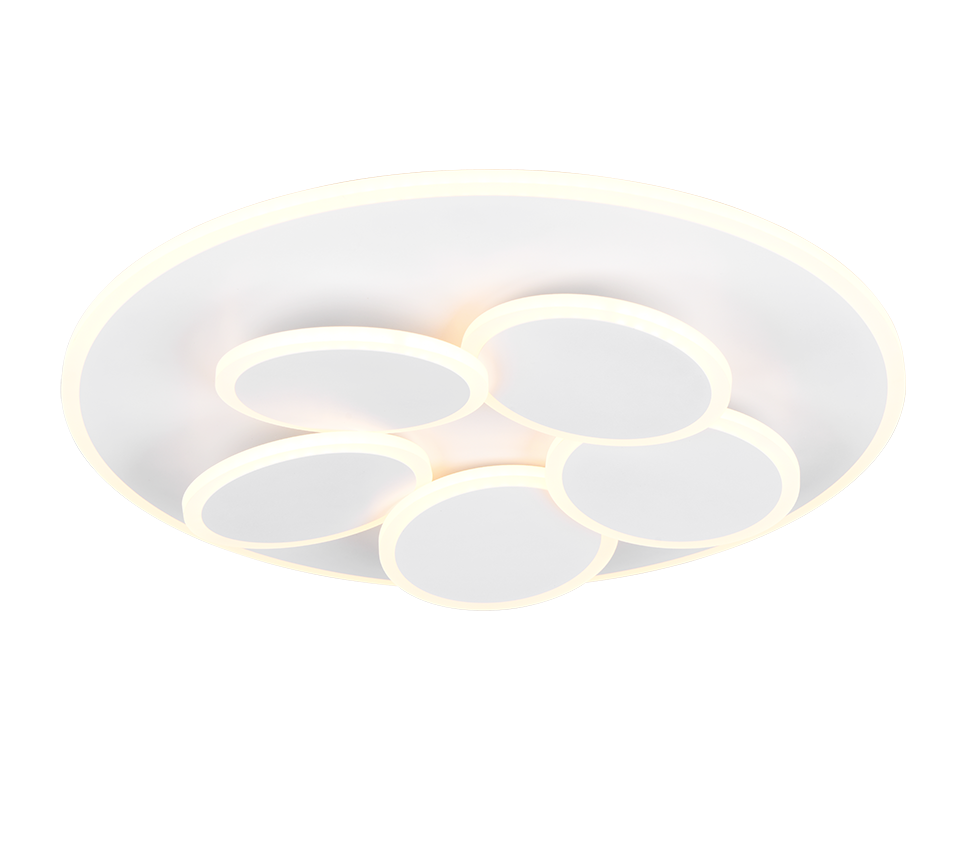 Mandala LED ceiling lamp matt white — 653210631
