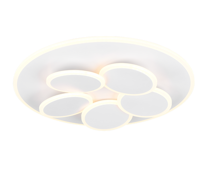 Mandala LED ceiling lamp matt white — 653210631