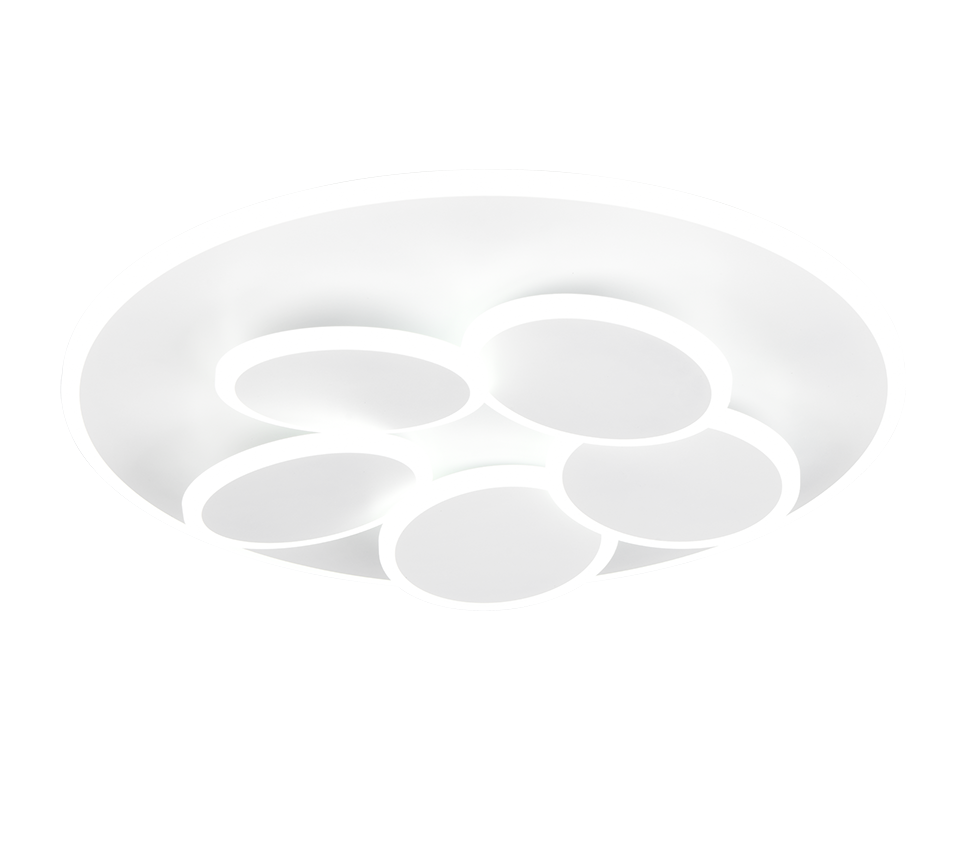 Mandala LED ceiling lamp matt white — 653210631