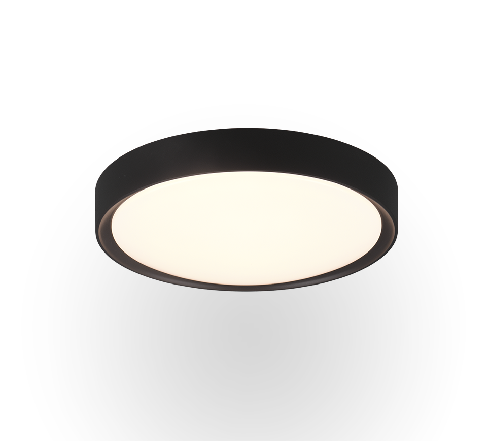 Clarimo H2O LED ceiling lamp matt black — 659011832