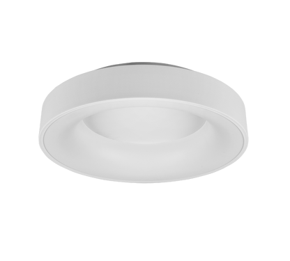 Girona LED ceiling lamp 45 cm matt white — 671210131