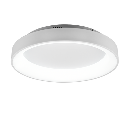 Girona LED ceiling lamp 60 cm matt white — 671290131