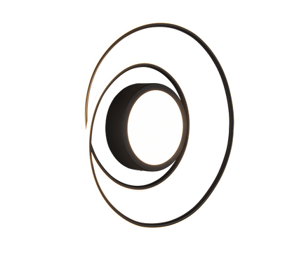 Yava LED ceiling lamp matt black — 672310232