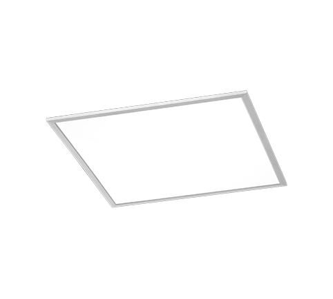 Phoenix LED ceiling lamp 62x62 cm brushed steel — 674016207
