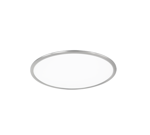 Phoenix LED ceiling lamp 62 cm brushed steel — 674096207
