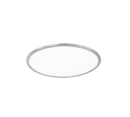 Phoenix LED ceiling lamp 62 cm brushed steel — 674096207
