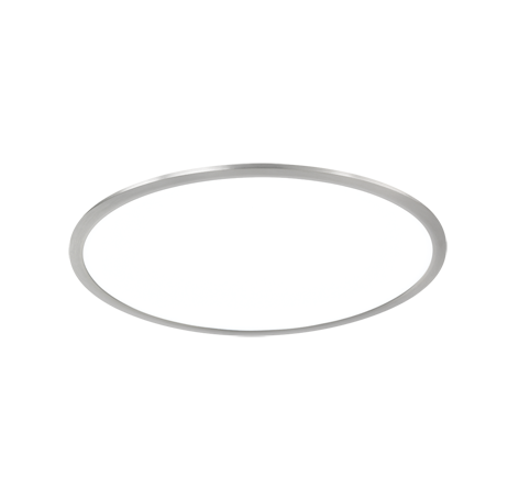 Phoenix LED ceiling lamp 62 cm brushed steel — 674096207