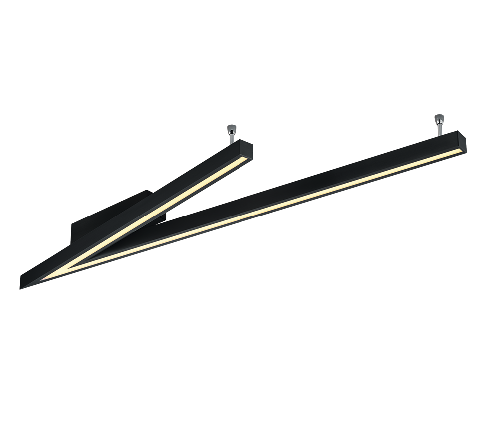 Cicanto LED ceiling lamp matt black — 675010132